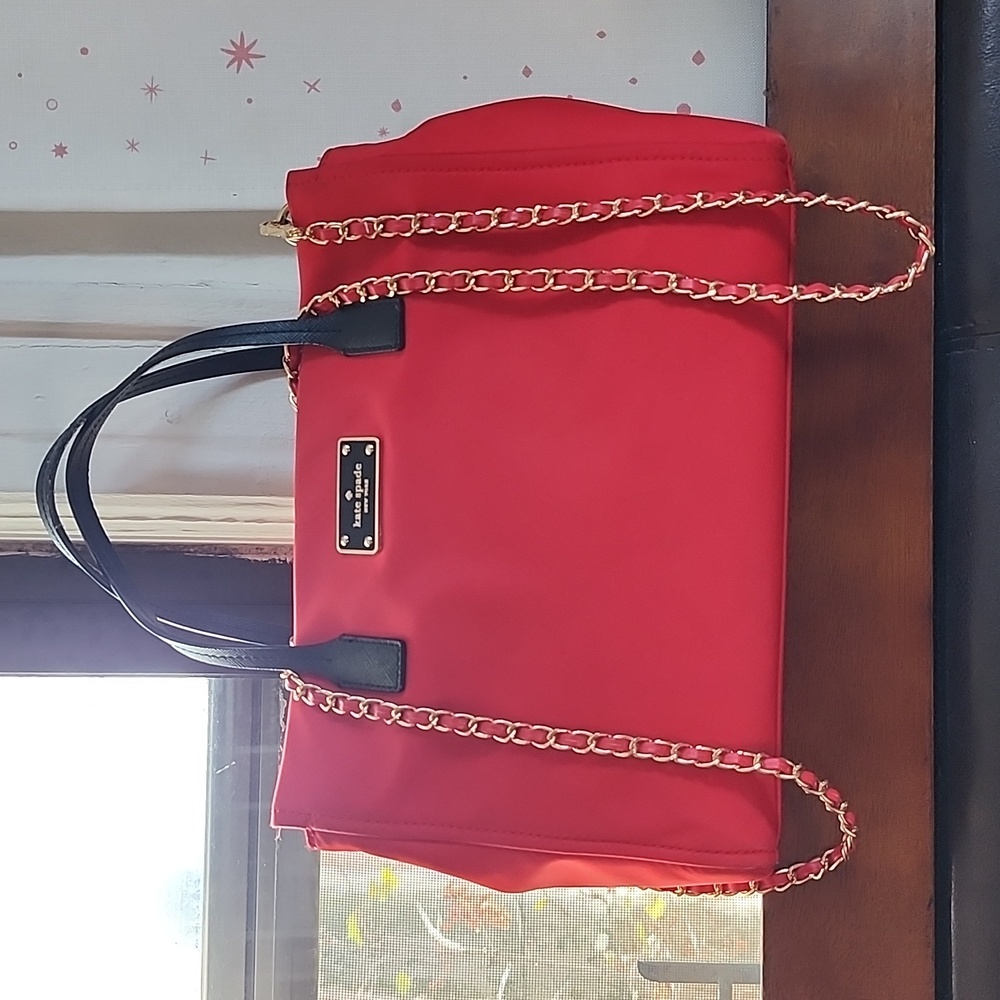 Kate Spade Red Small Lodes Avenue Crossbody Purse